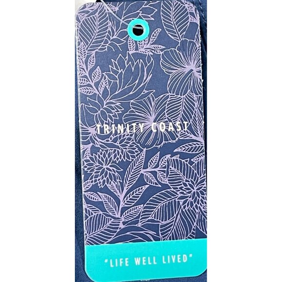 Trinity Coast Mens Swim Trunks XL Blue & Aqua Colorblock Design - Picture 5 of 8